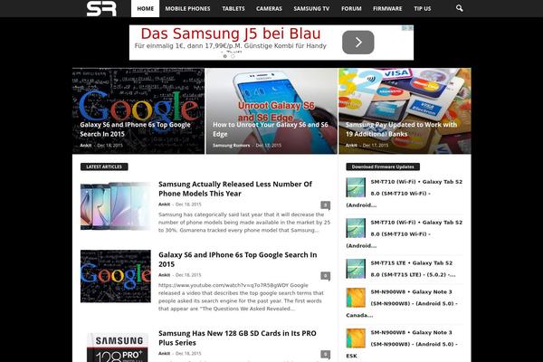 NewsMag theme site design template sample