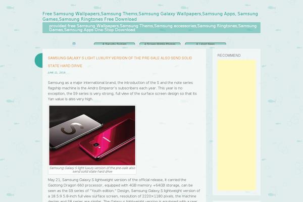 Something Fishy theme site design template sample