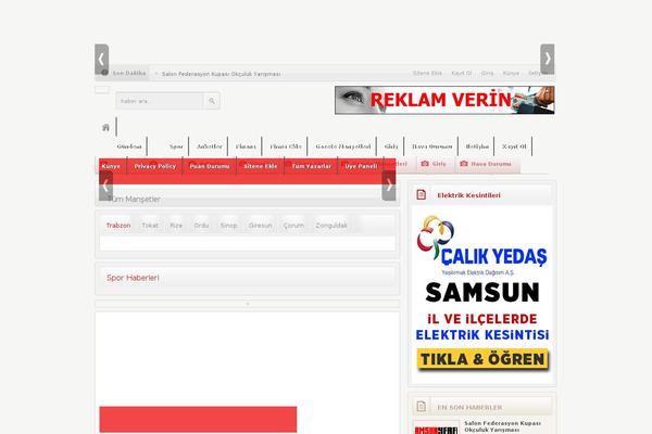 HaberMatik V3 theme site design template sample