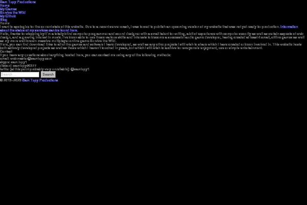 BlankSlate theme site design template sample