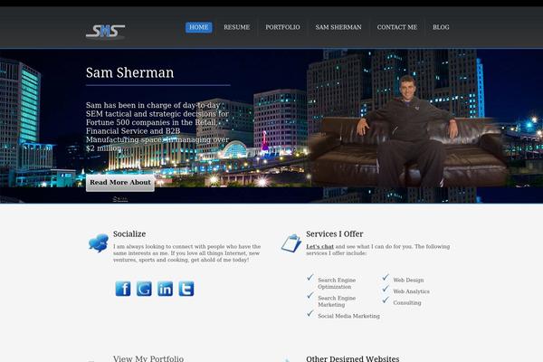 Figero theme site design template sample