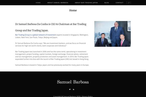Bridge theme site design template sample