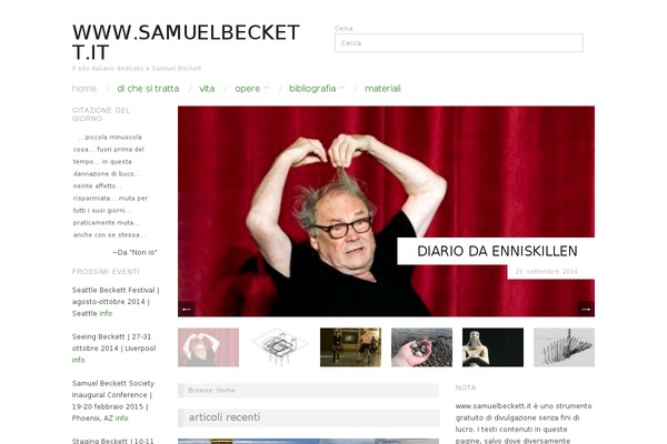 Site using Quote Of The day plugin