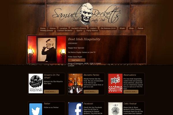Site using Menubar plugin