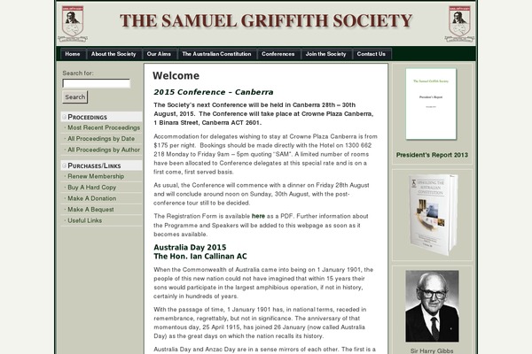 samuelgriffith.org.au site used Custom_samuelgriffith