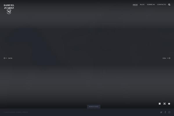Johnblack theme site design template sample