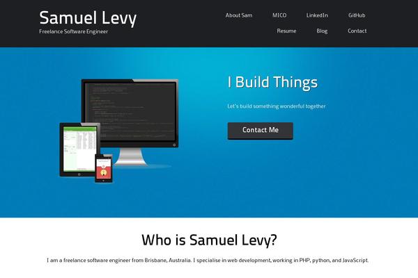 samuellevy.com site used Alexandria Child