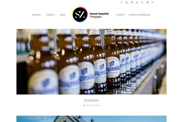 Tripod theme site design template sample