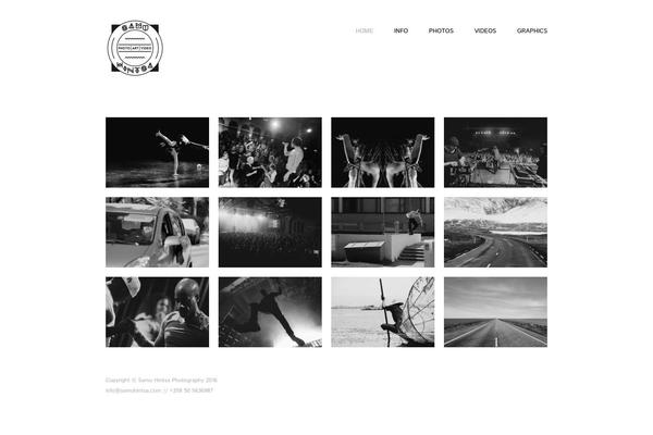 Hatch theme site design template sample