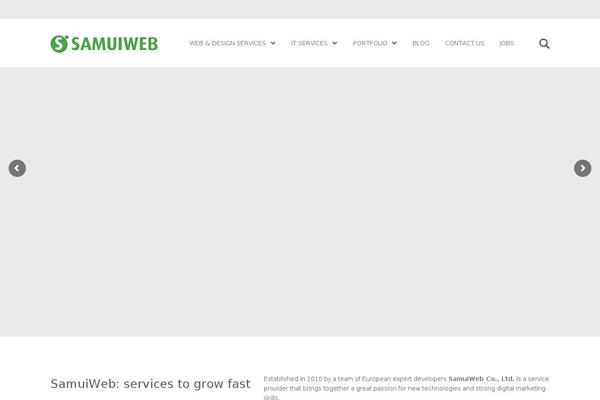 The Company theme site design template sample