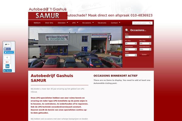 Automotive theme site design template sample