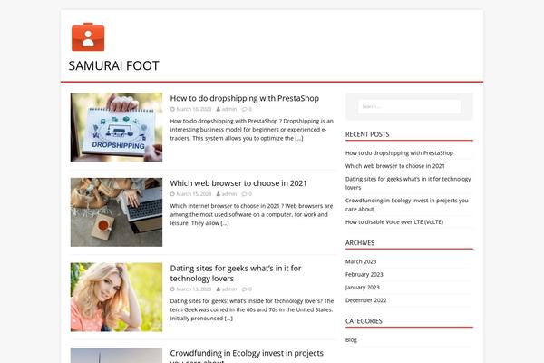 MH Magazine lite theme site design template sample