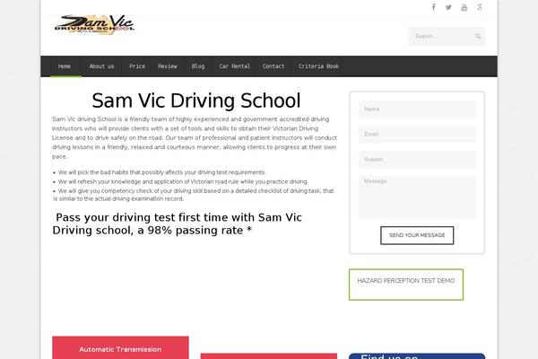 Florida theme site design template sample