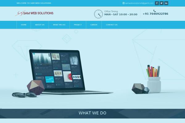 samwebsolutions.co.in site used Classify