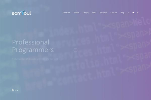 samyoul.com site used Theme1398