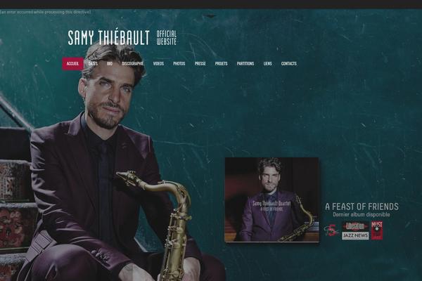 Soundboard theme site design template sample