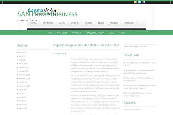 Reizend theme site design template sample