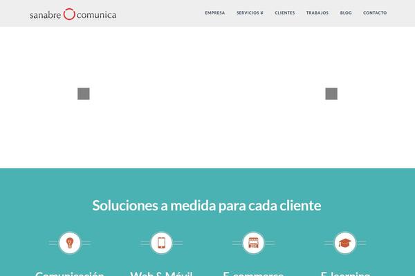 X Child theme site design template sample