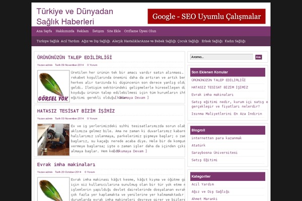 sanaltedavi.net site used Mosmor