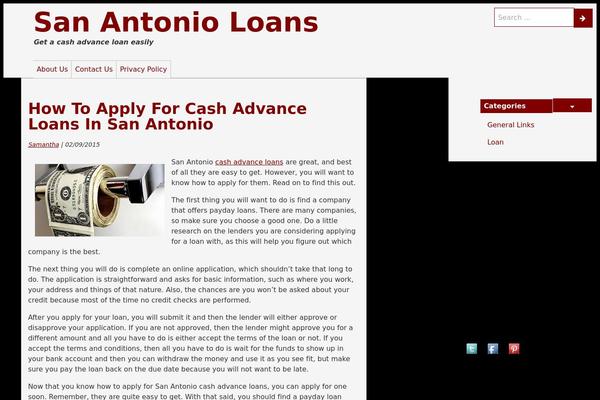 sanantoniocashadvanceloans.com site used Urban Square