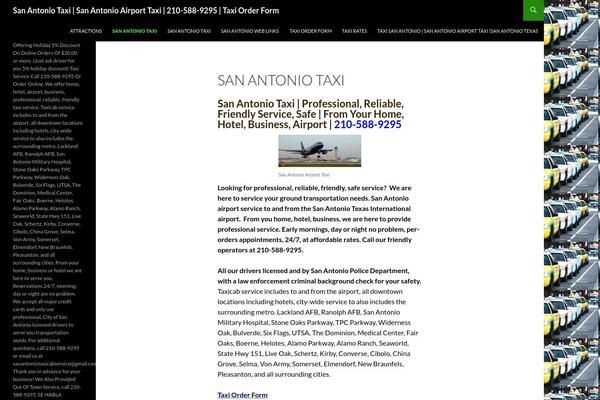 Twenty Fourteen theme site design template sample