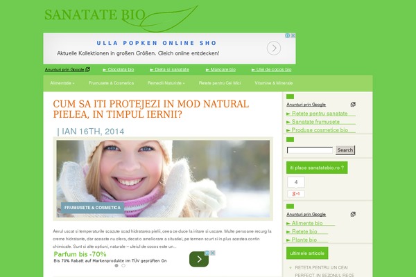 sanatatebio.ro site used Puretype
