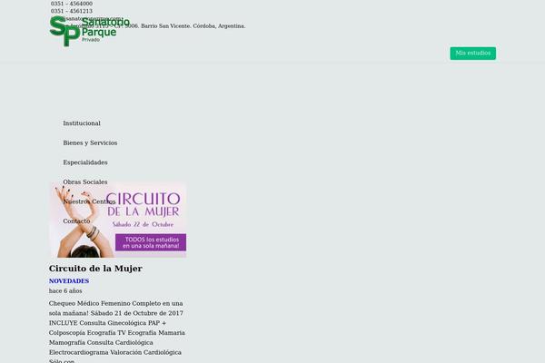 Impreza Child theme site design template sample