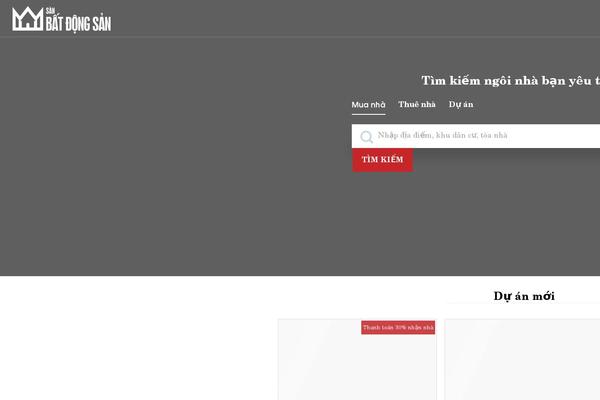 sanbatdongsan.net.vn site used Flatsome