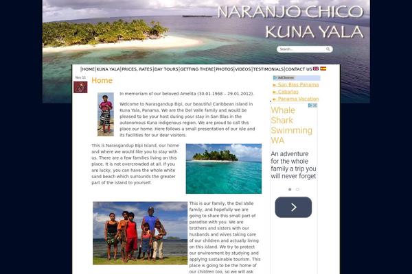 Greener Side theme site design template sample