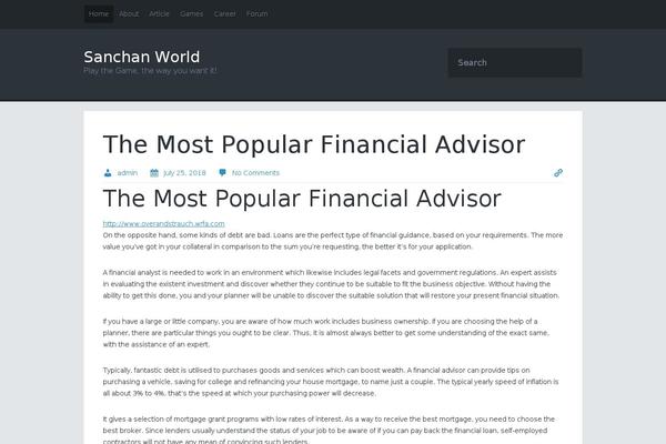 Site using Sola Testimonials plugin