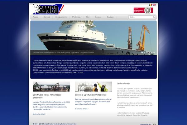 Debonair theme site design template sample