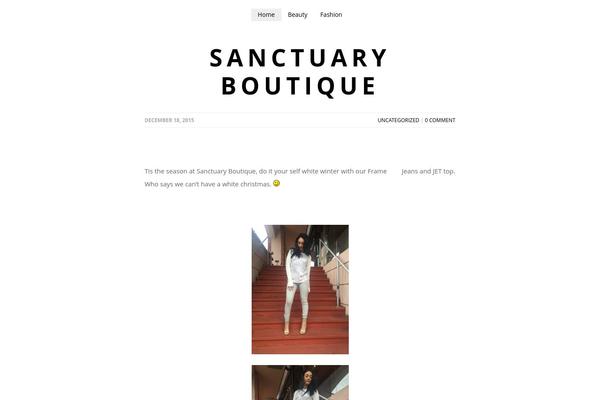Zinnia theme site design template sample