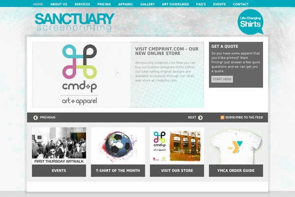 Aperture theme site design template sample