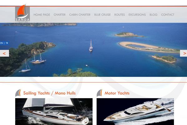 sandayachting.com site used Sanda