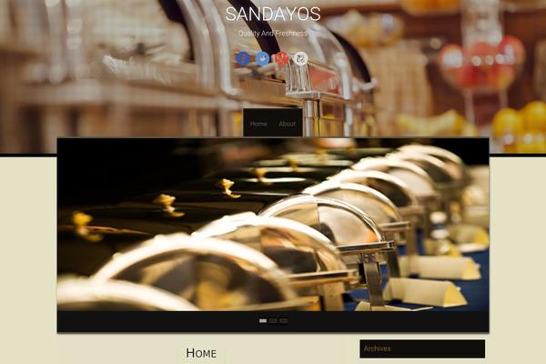 News theme site design template sample