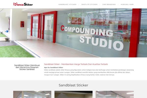 Archi theme site design template sample