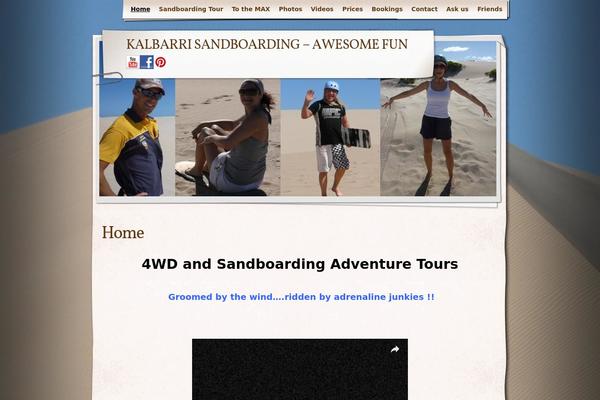 Adventure Journal theme site design template sample