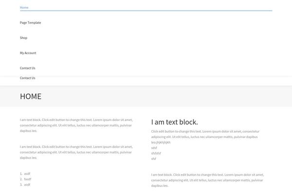 Forge theme site design template sample