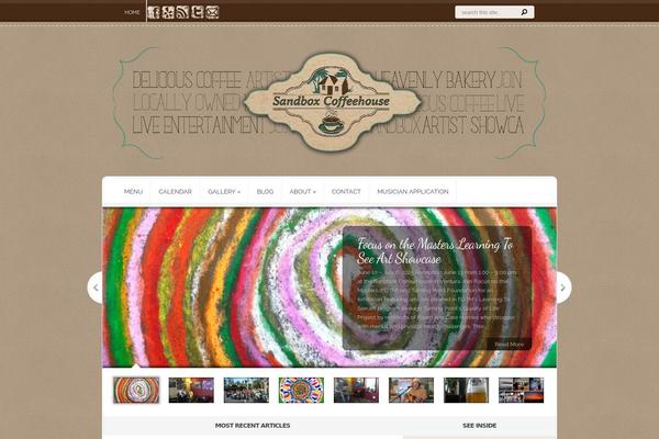 Aggregate theme site design template sample