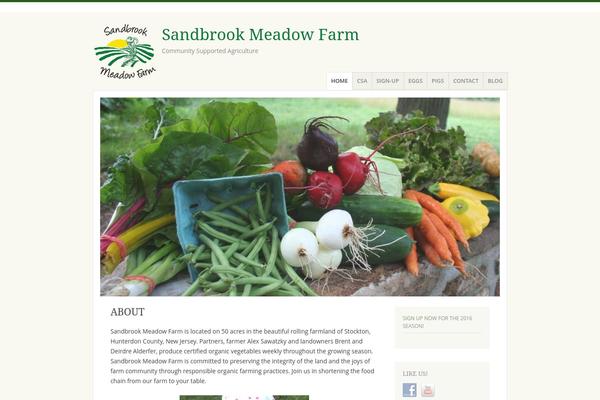 Misty Lake theme site design template sample