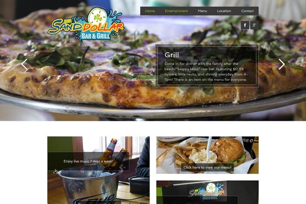 Forked theme site design template sample