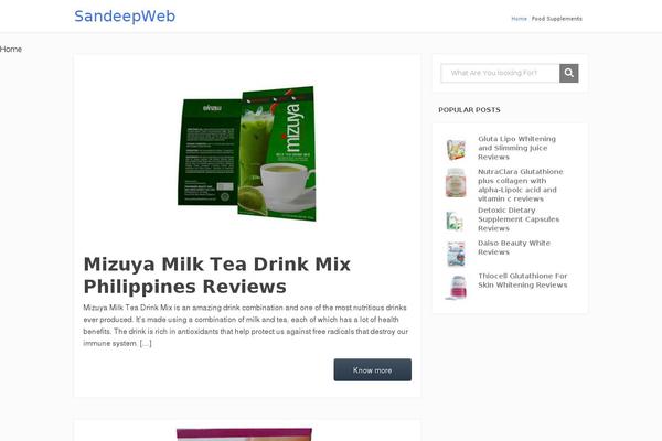 Focusblog theme site design template sample