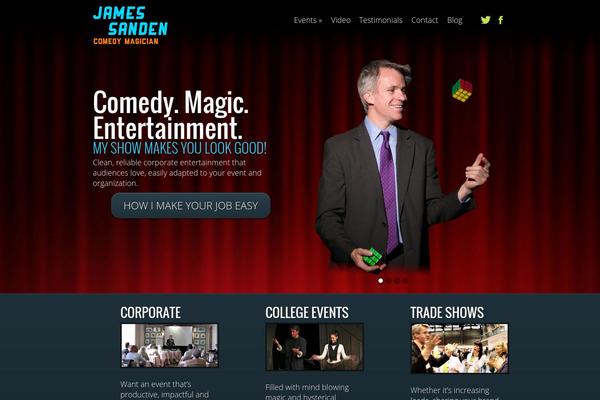 Fusion theme site design template sample
