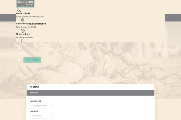 Houzez theme site design template sample
