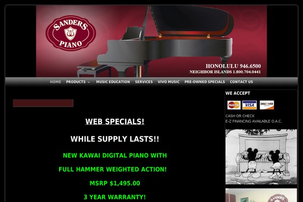 Weaver II theme site design template sample