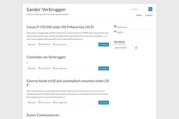 Spacious theme site design template sample