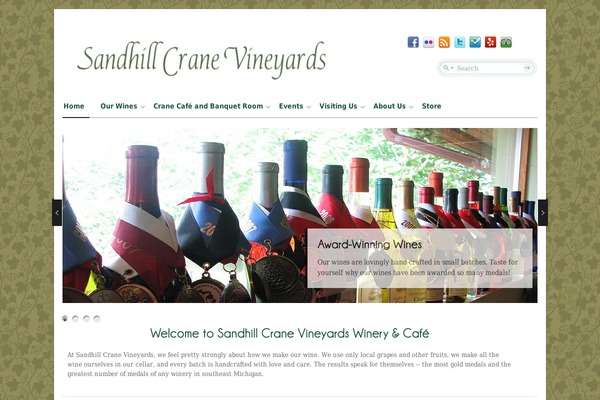sandhillcranevineyards.com site used Cloriato