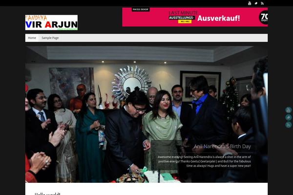 Tempera theme site design template sample