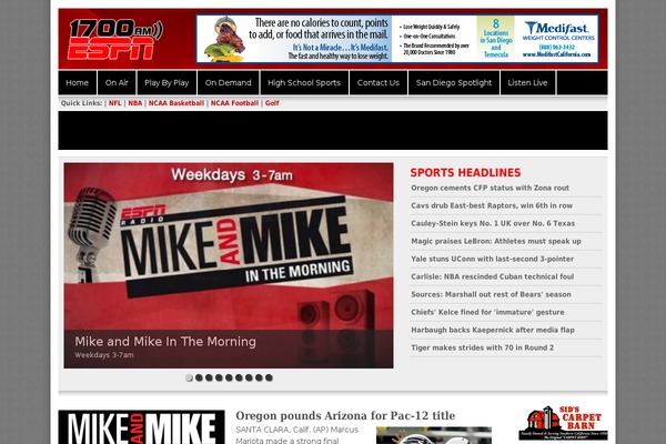 Salient theme site design template sample