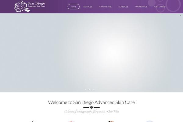 Spa Lab theme site design template sample